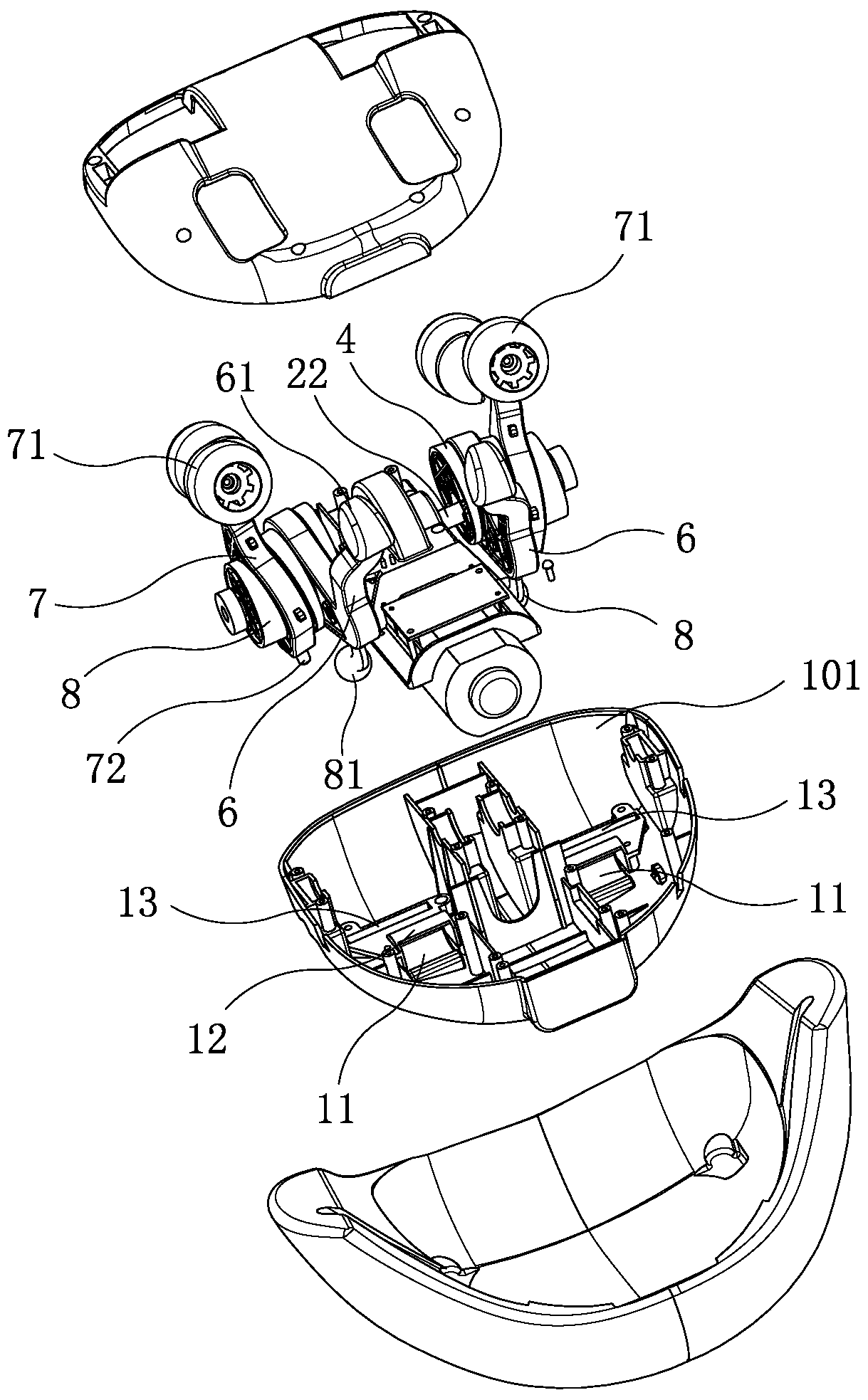 Massage machine core