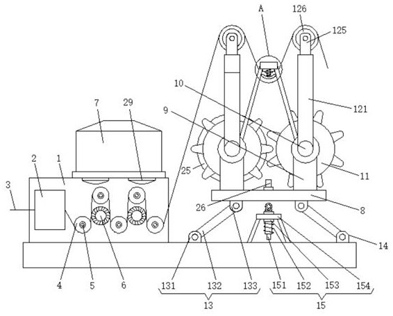 Textile lifting device