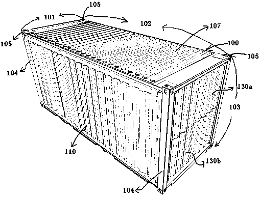 Foldable container house capable of being conveniently moved and transported