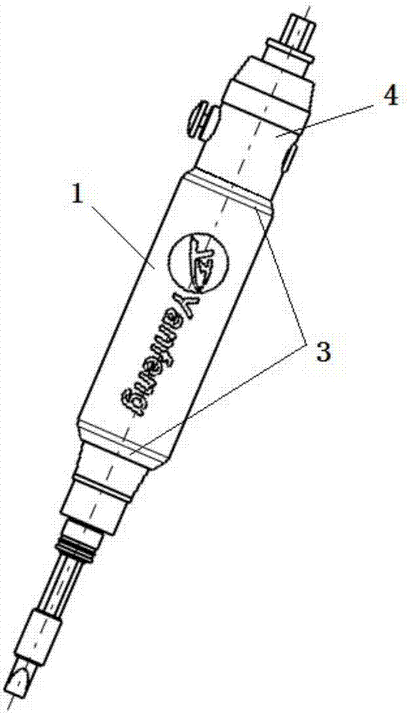 Handheld torque gun buffering labor protection tool