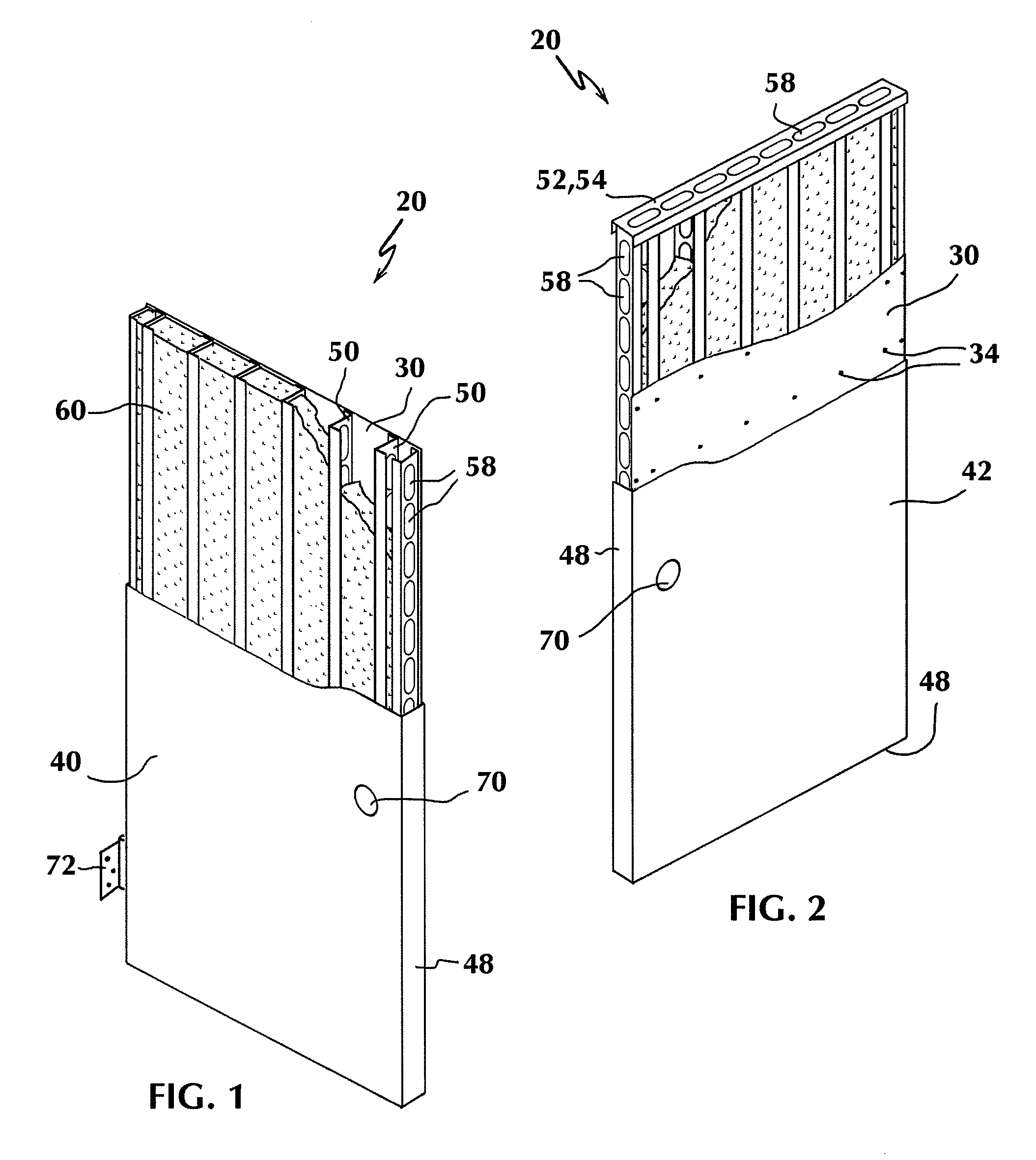 Insulated door and method of making same