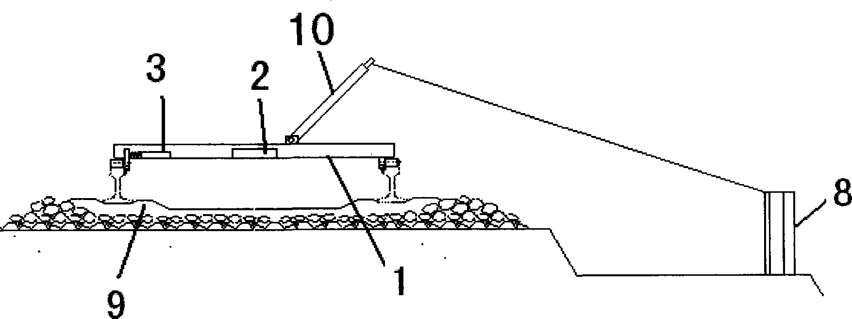 Existing line three-dimensional restriction measuring method