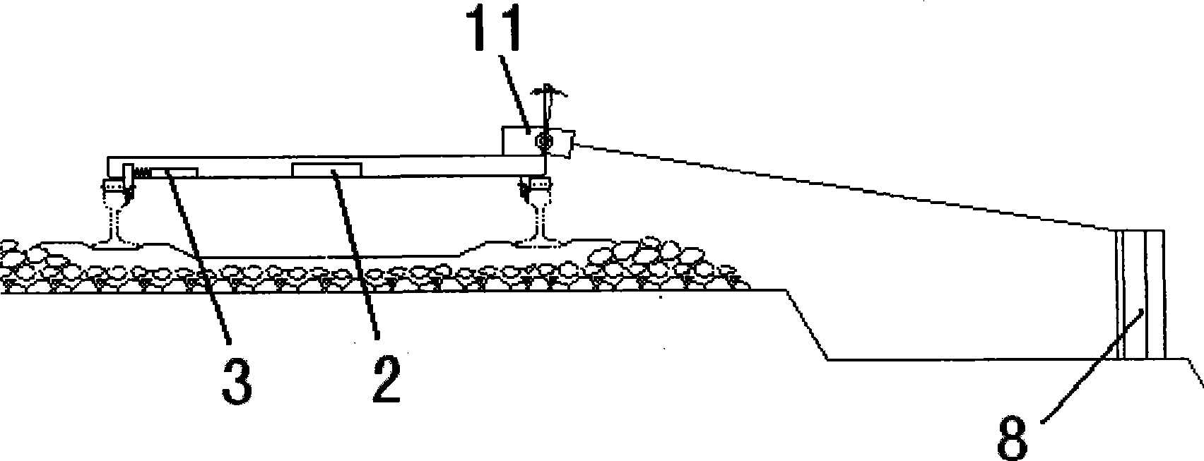 Existing line three-dimensional restriction measuring method