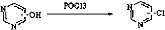 Preparation method for catalyzing pyrimidine cyclic hydroxyl chlorination by tetraethylammonium chloride