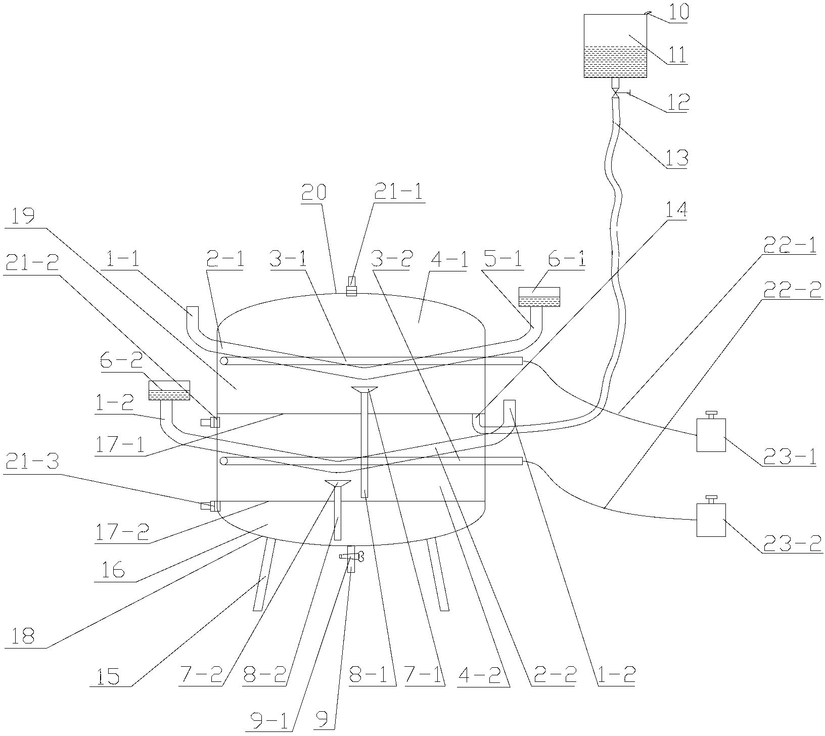 Double adjusting combined type high-purity water continuous still