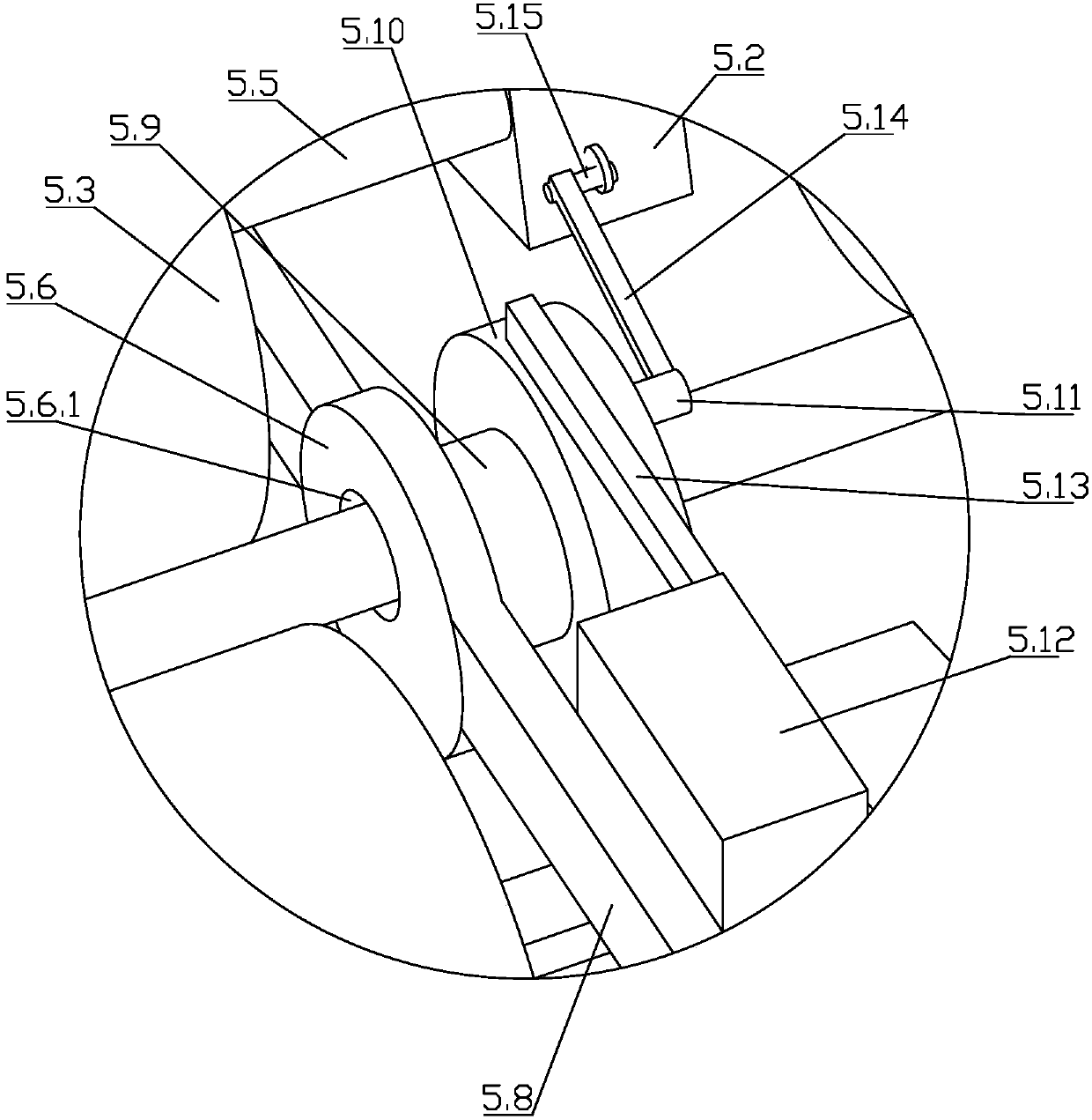 Rotary derusting machine