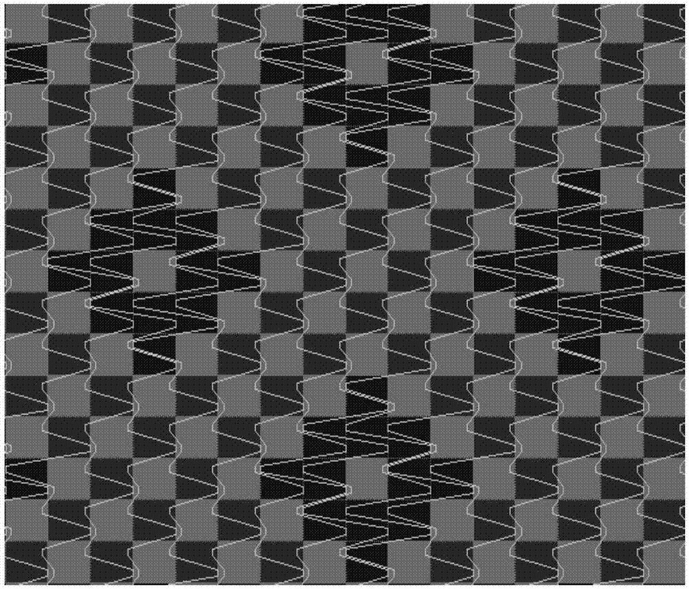 Multi-layer stereo lace production method