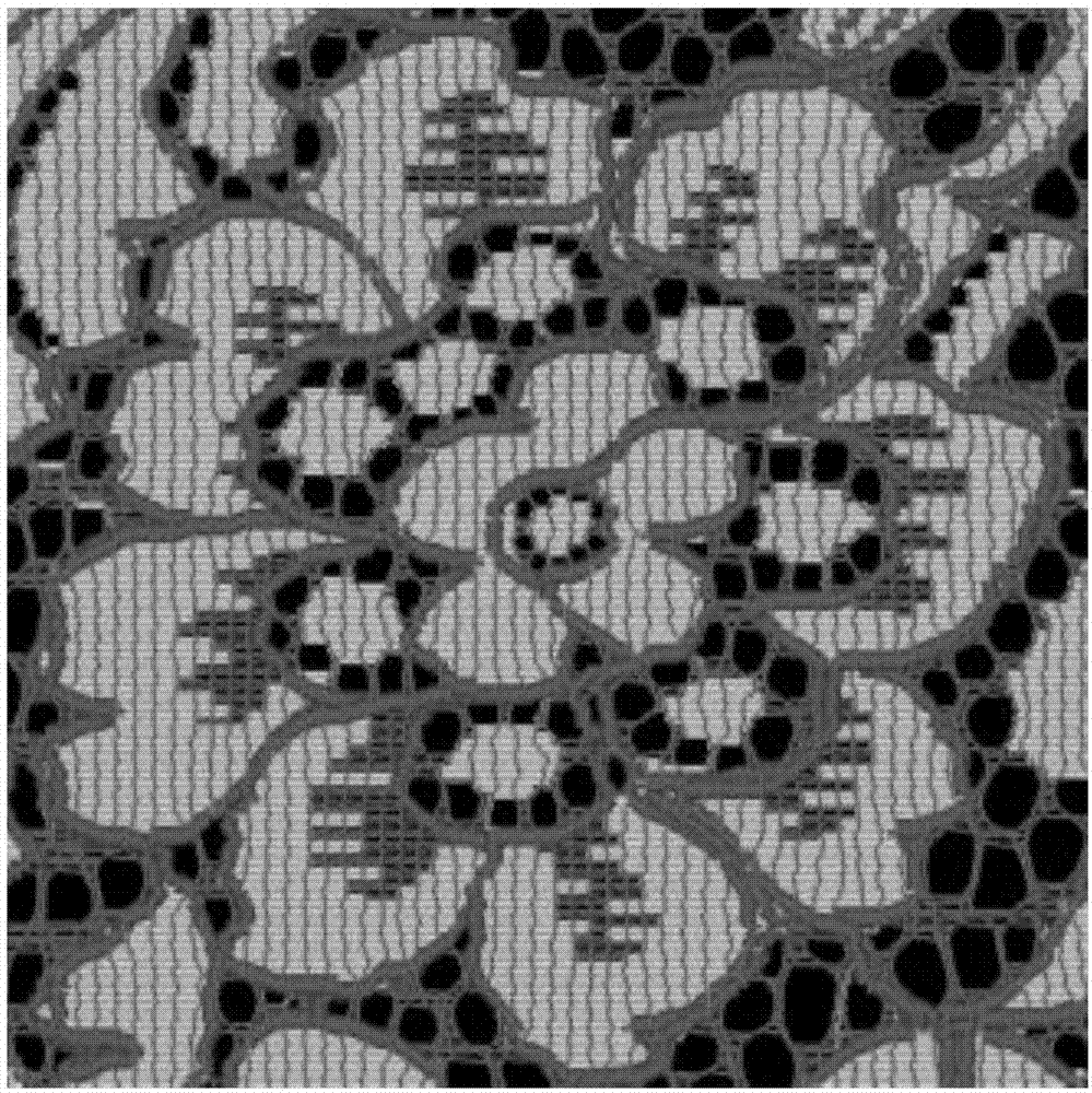 Multi-layer stereo lace production method