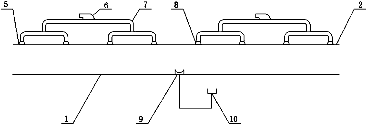 Underground space fire hazard simulation experiment device