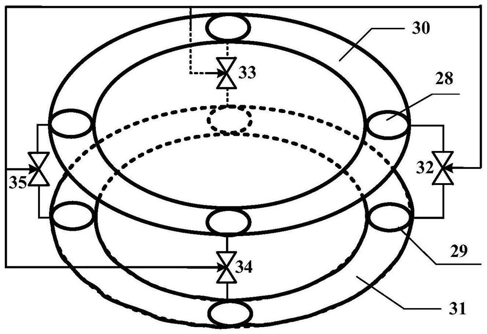 Seawater desalination system and control method for vertical axis seawater desalination system with offshore wind aerodynamic suspension