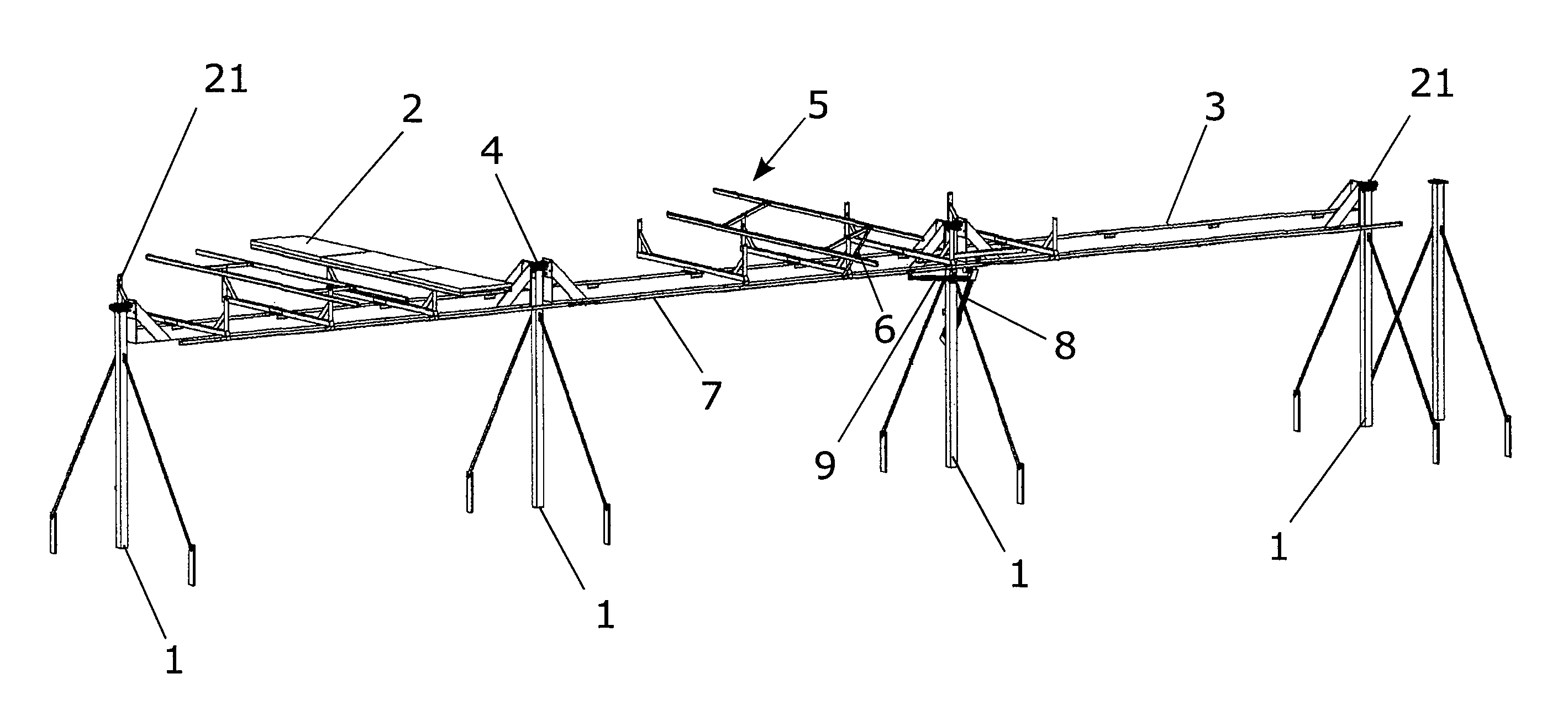 Dual axle solar tracker