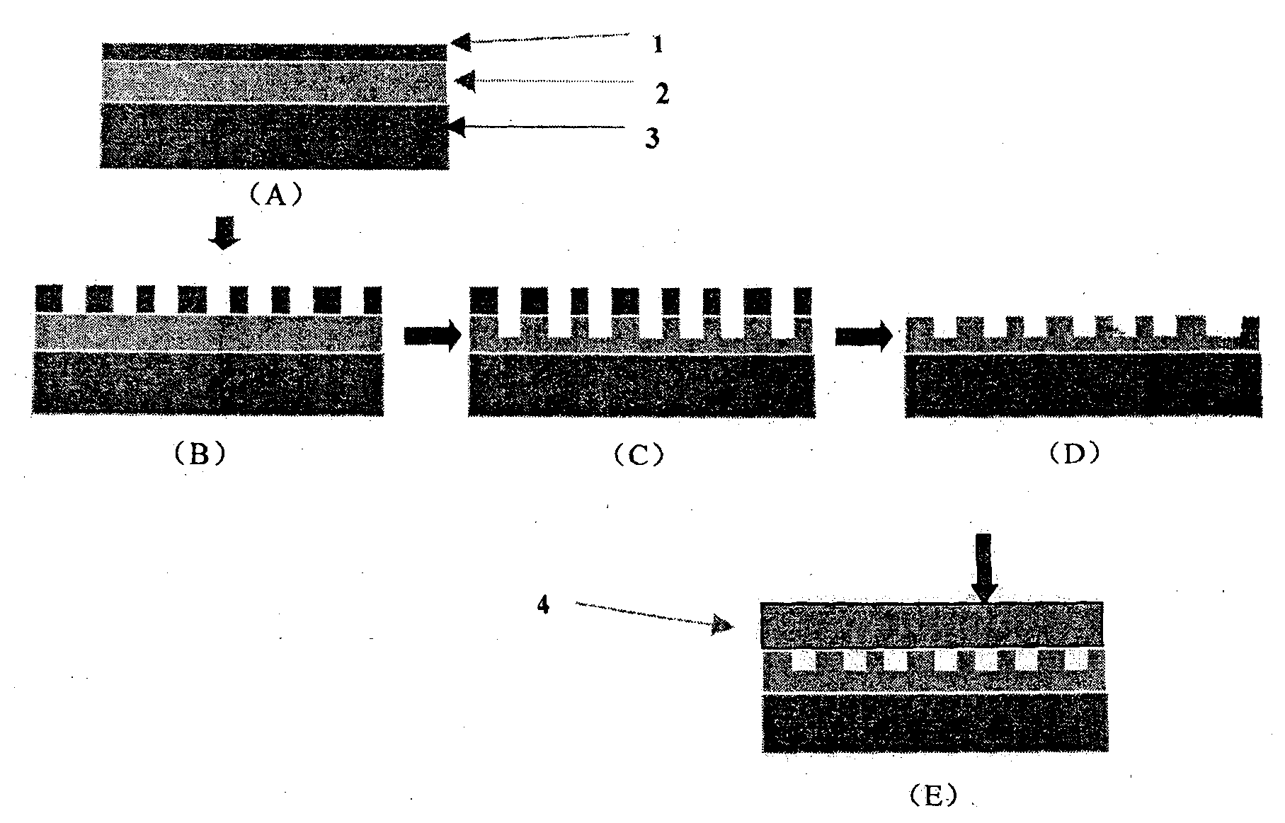 Growth method for gallium nitride film using multi-hole gallium nitride as substrate