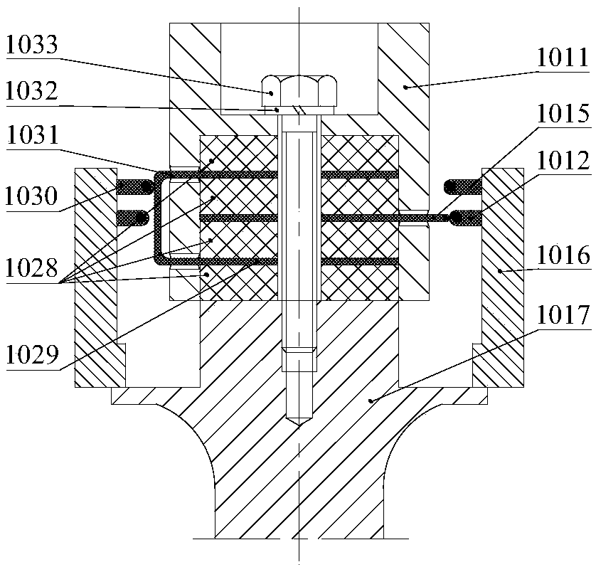 Neurosurgical ultrasonic focusing assisted three-stage atomization cooling and postoperative wound film forming device