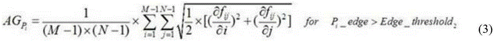 General quality detection method of block average resolution combination without reference underwater images