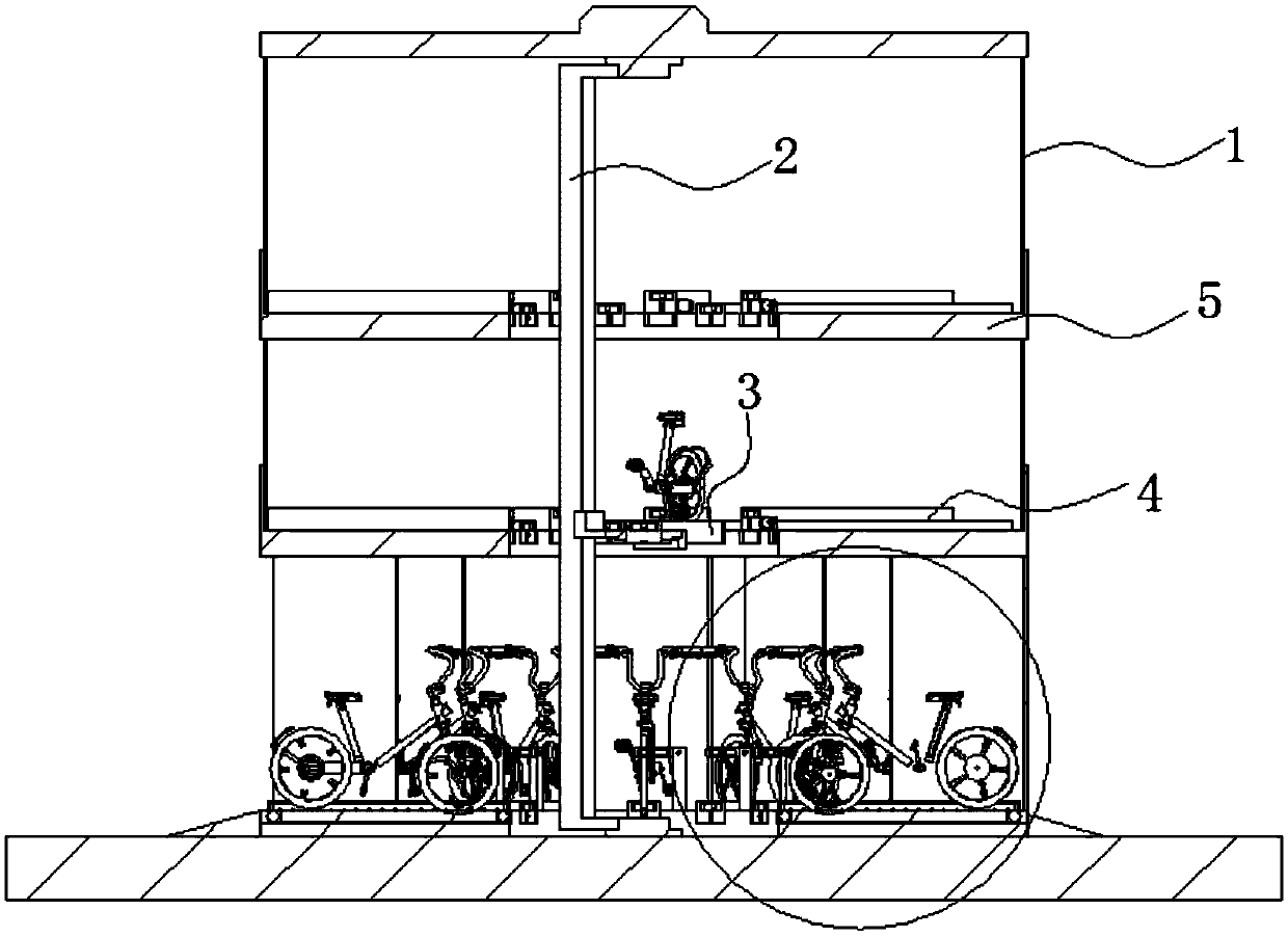 Shared bicycle three dimensional garage based on big data and machine learning