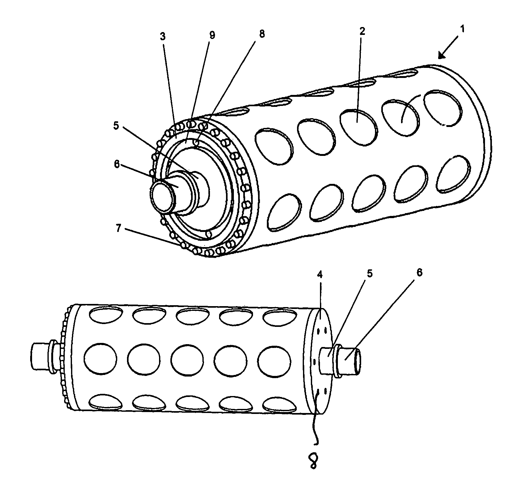 Mould drum and cleaning apparatus for a mould drum