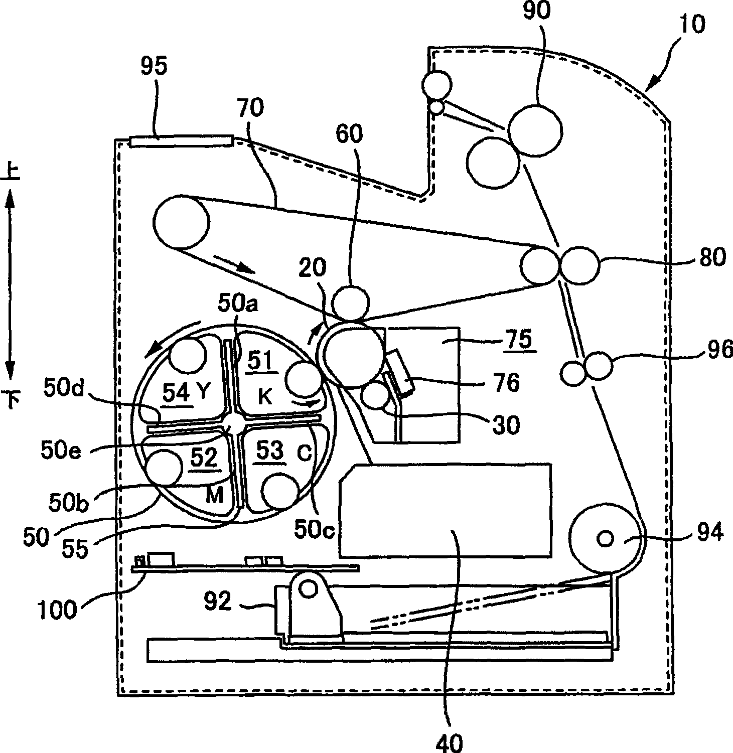 Developing device, toner particle carrying roller, image forming apparatus, image forming system, and method of manufacturing toner particle carrying roller