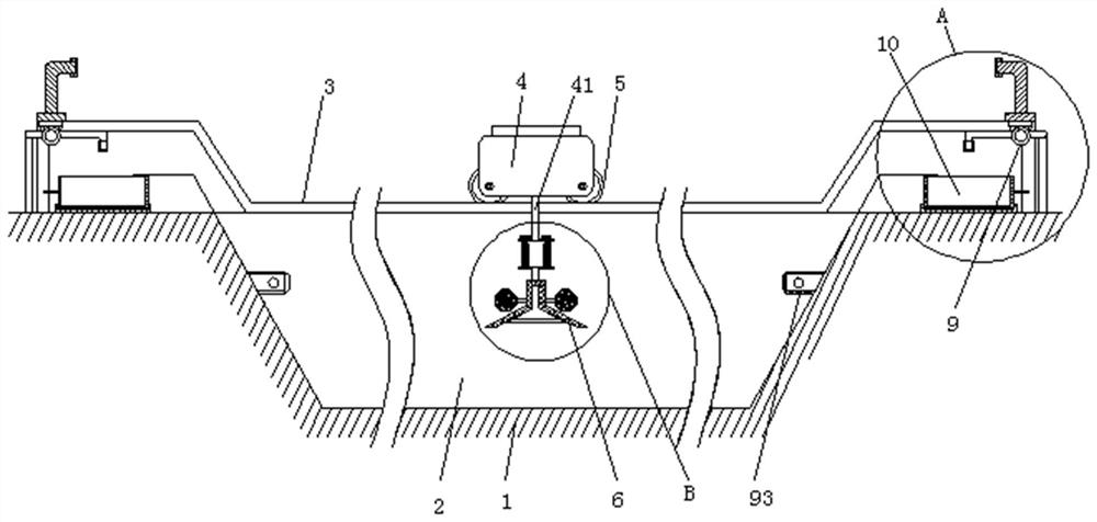 Scum removing mechanism for sewage treatment