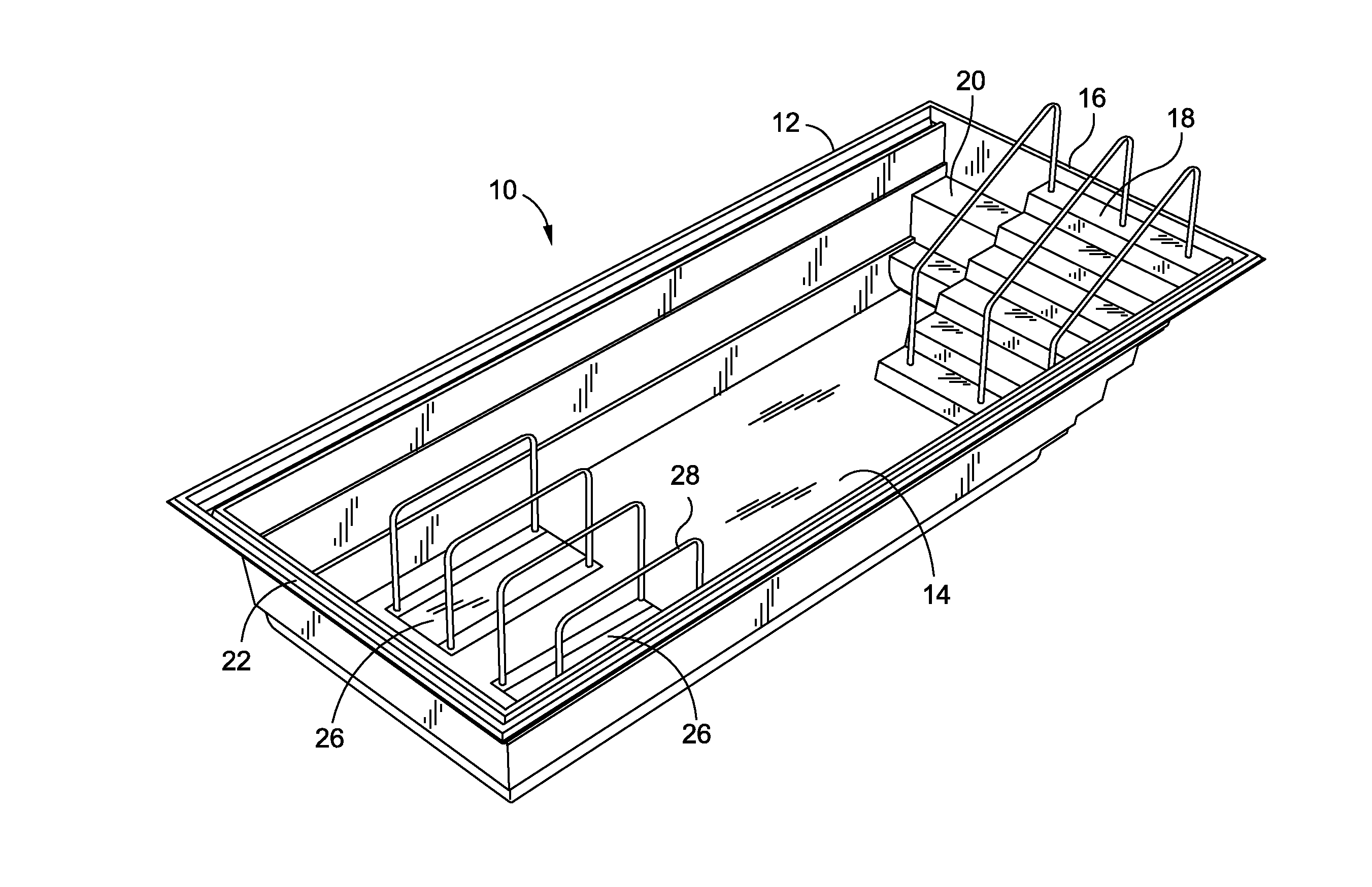 Multi-functional therapy pool