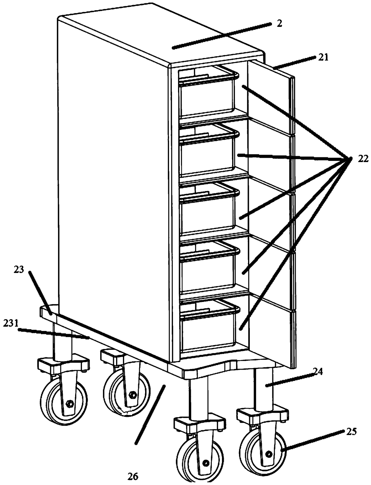 Automatic conveying system and method