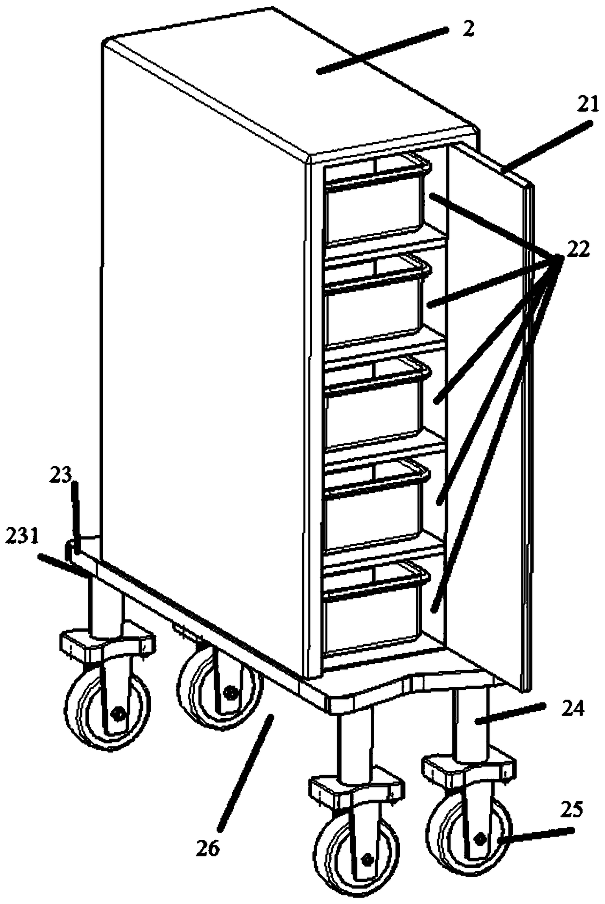 Automatic conveying system and method