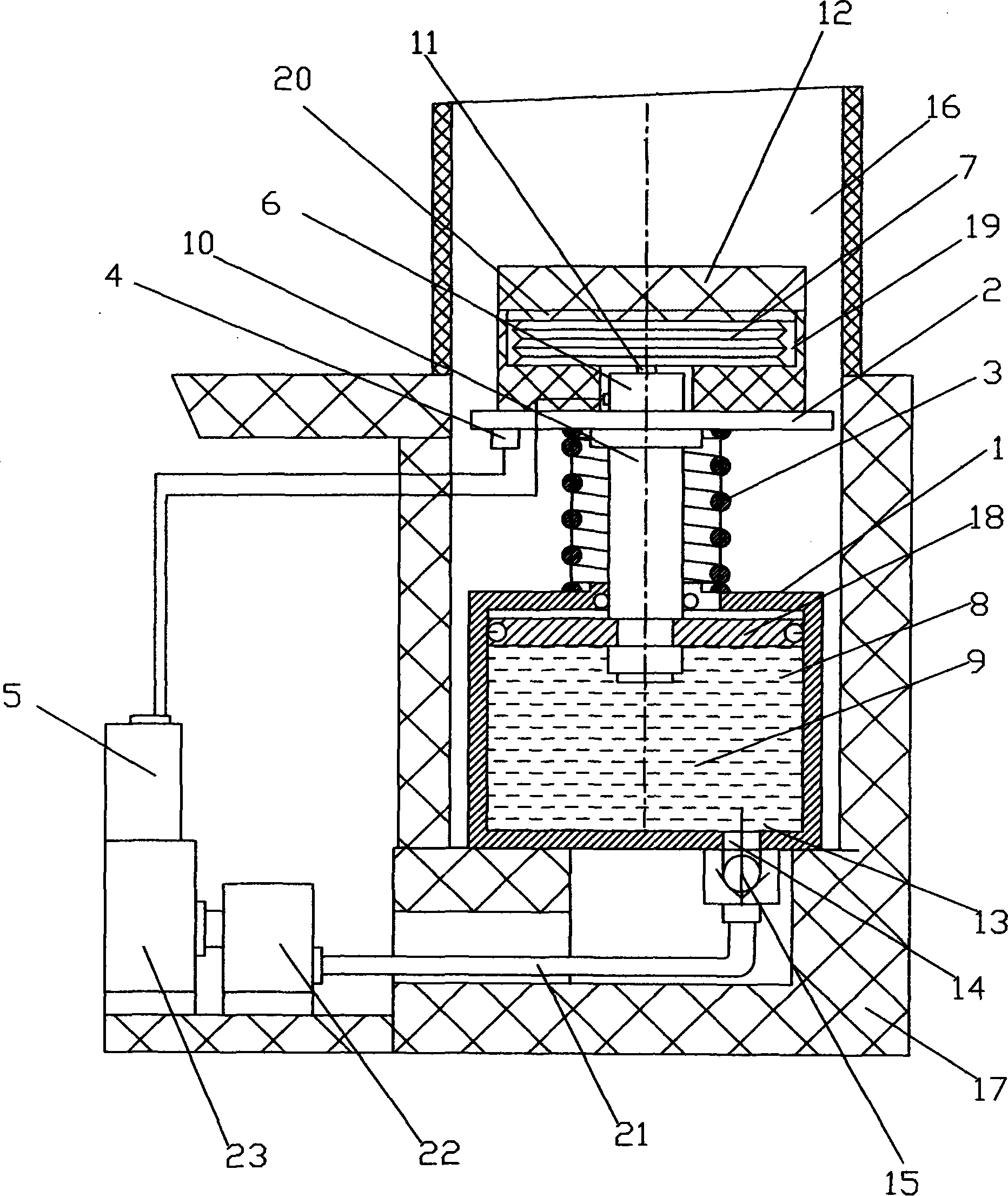 Elevator safety airbag device