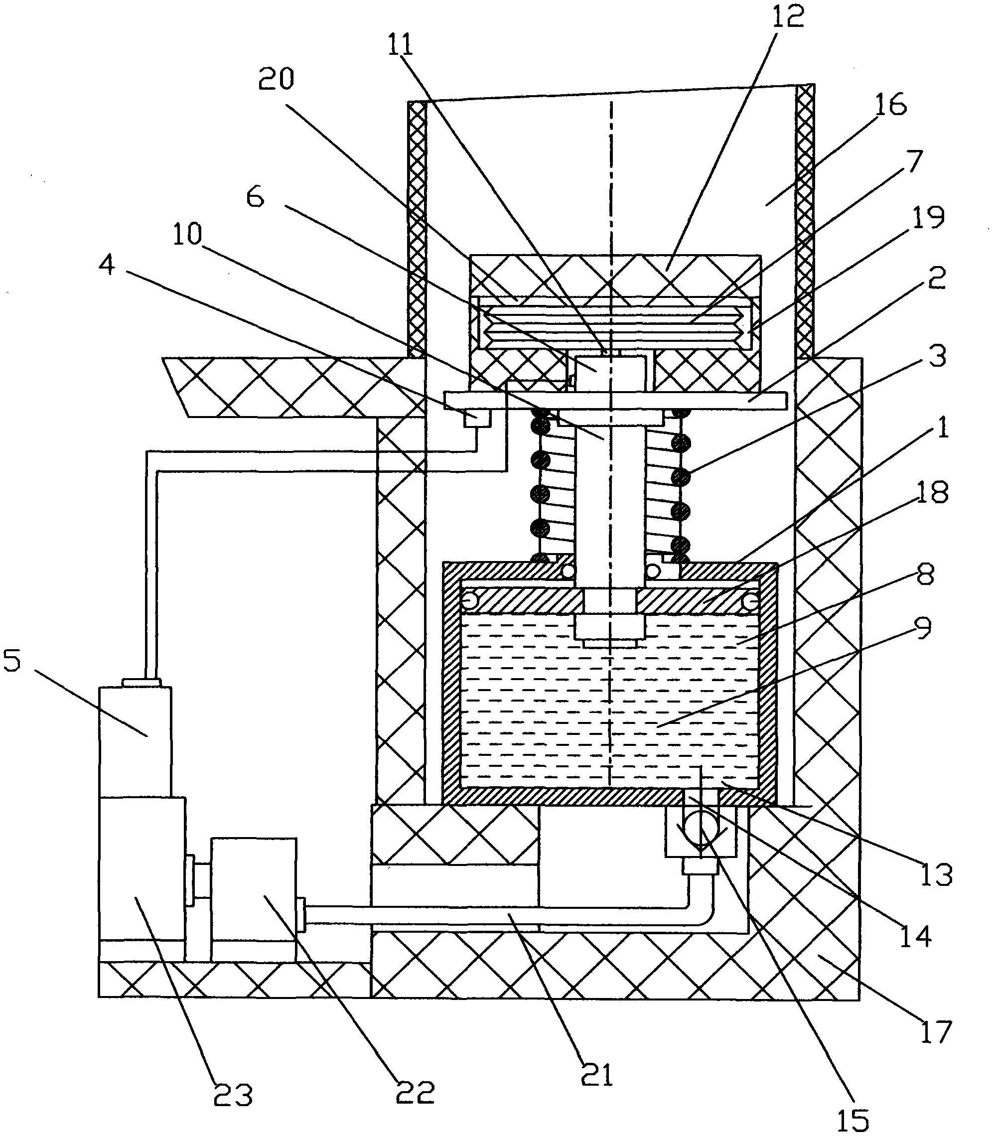 Elevator safety airbag device