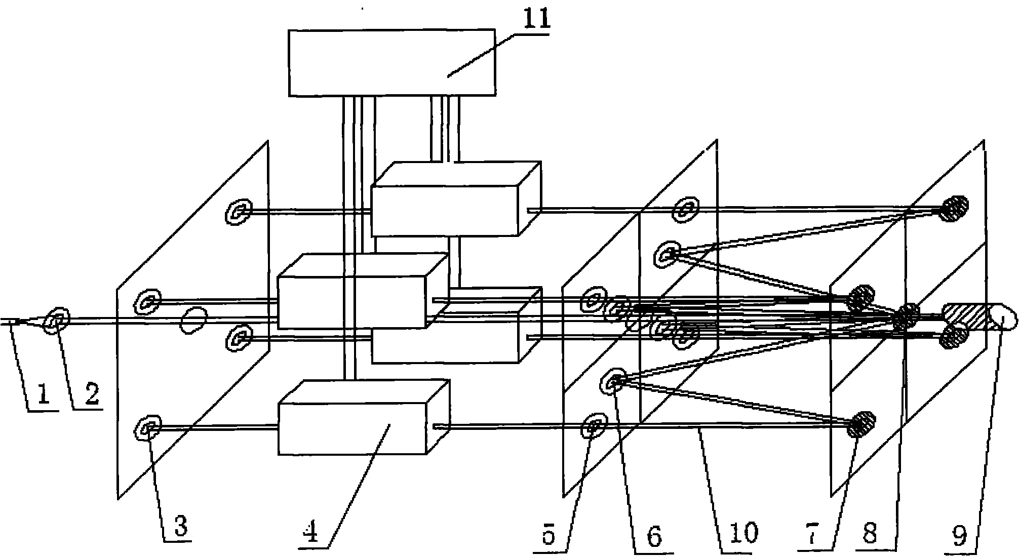 Four-core holmium laser generation system