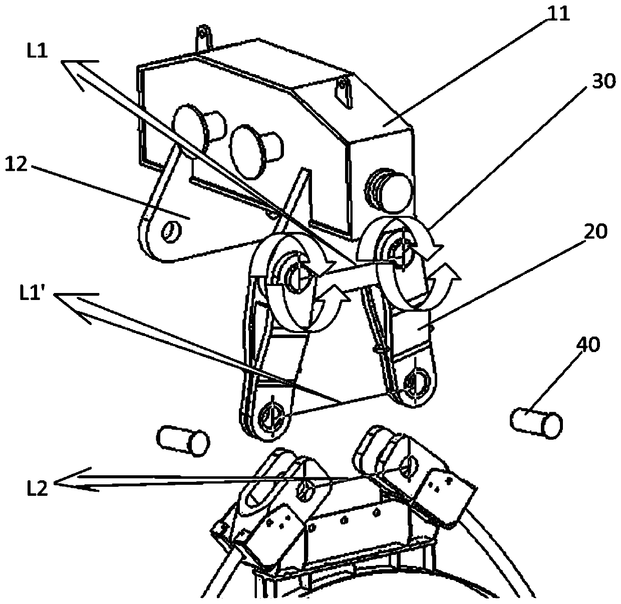 Lifting beam for large container lifting