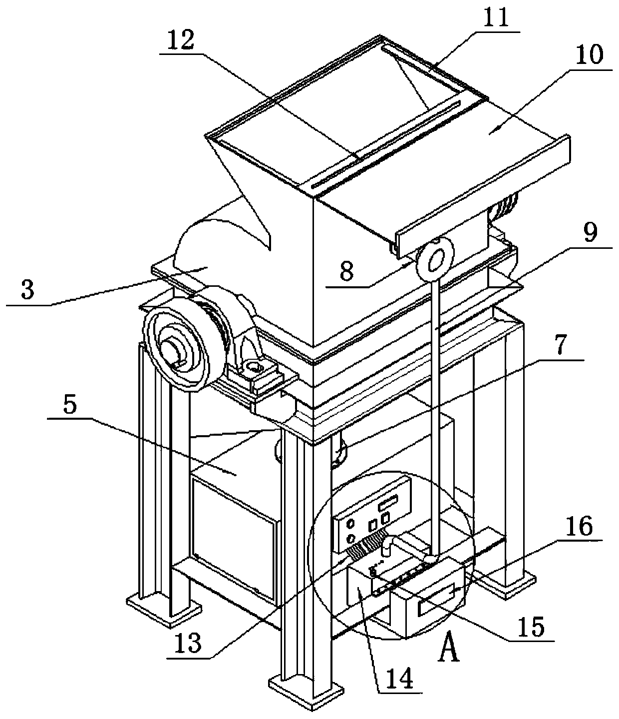 Diversified water-immersed treatment equipment for chemical experimental drug waste