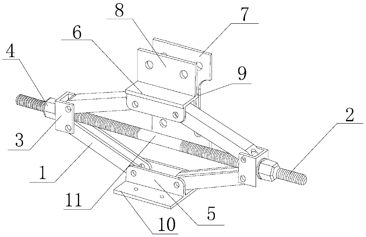 Ballastless track board lifting support