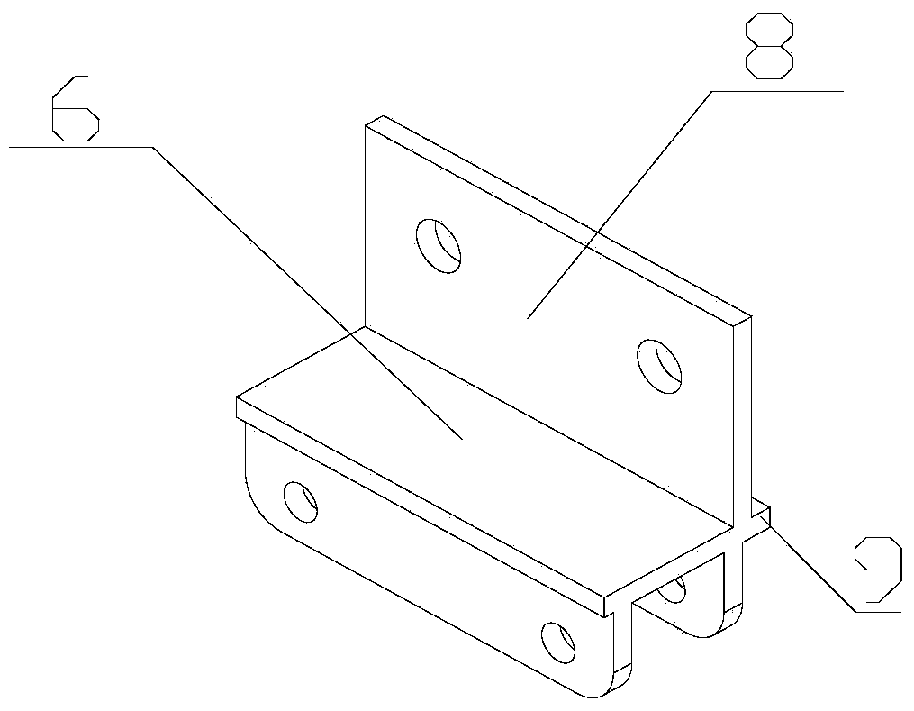 Ballastless track board lifting support