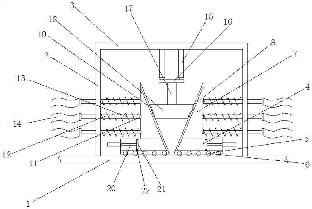 PVC floor film surface dust removal device