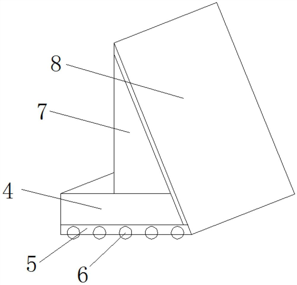 PVC floor film surface dust removal device