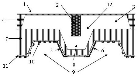 A kind of LC composite mems pressure sensor and preparation method thereof