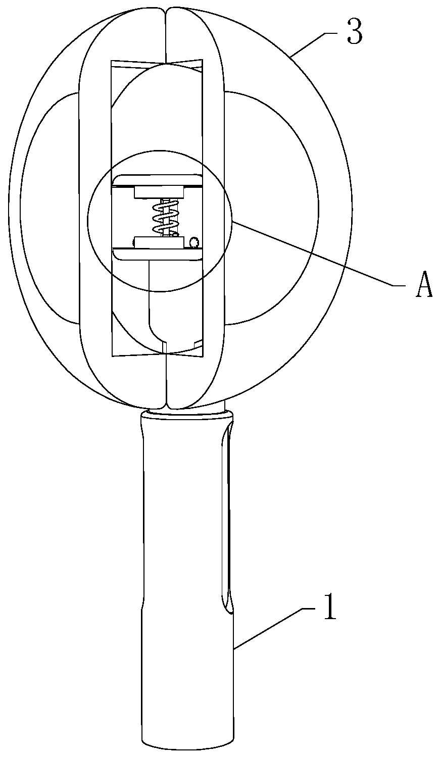 Foldable anastomat anvil base