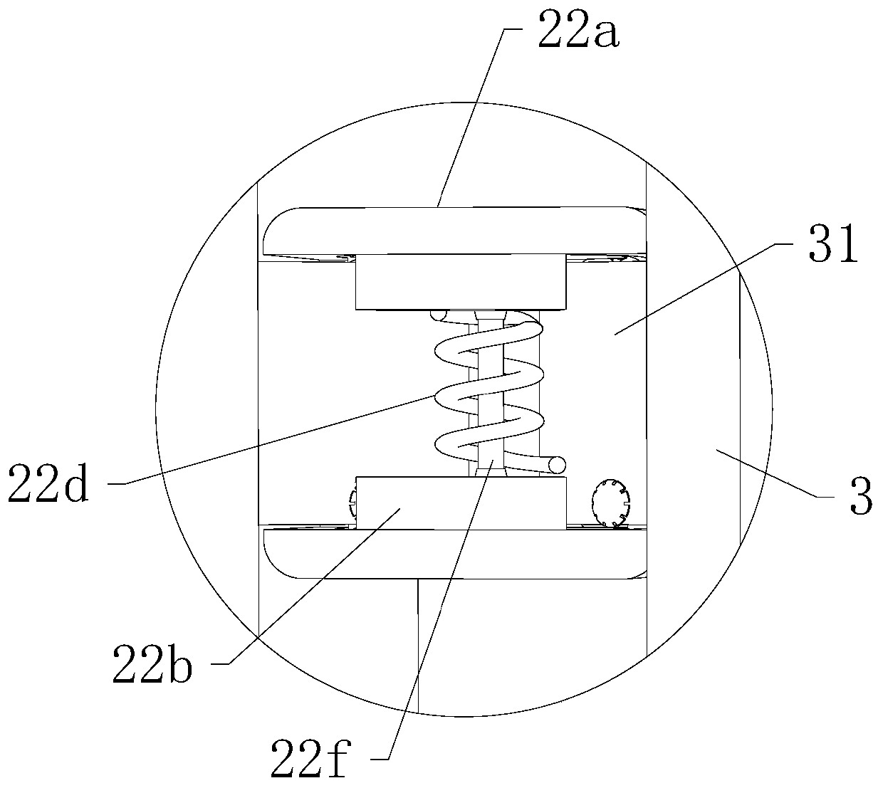 Foldable anastomat anvil base