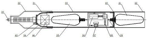 Underwater section detection buoyage