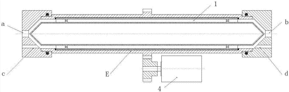 Rotary gas absorption device