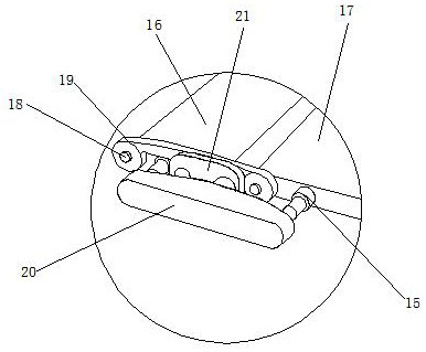 Cutting and sealing structure of full-automatic modified atmosphere fresh-keeping packaging machine