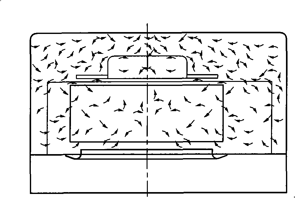 Commutation wind pipe for cooker hood