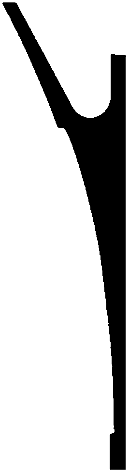 Non-equal-thick wall surface fork-shaped ring stress diffusion structure and design method thereof