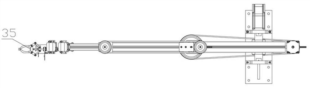 Lightweight folding intelligent mechanical arm