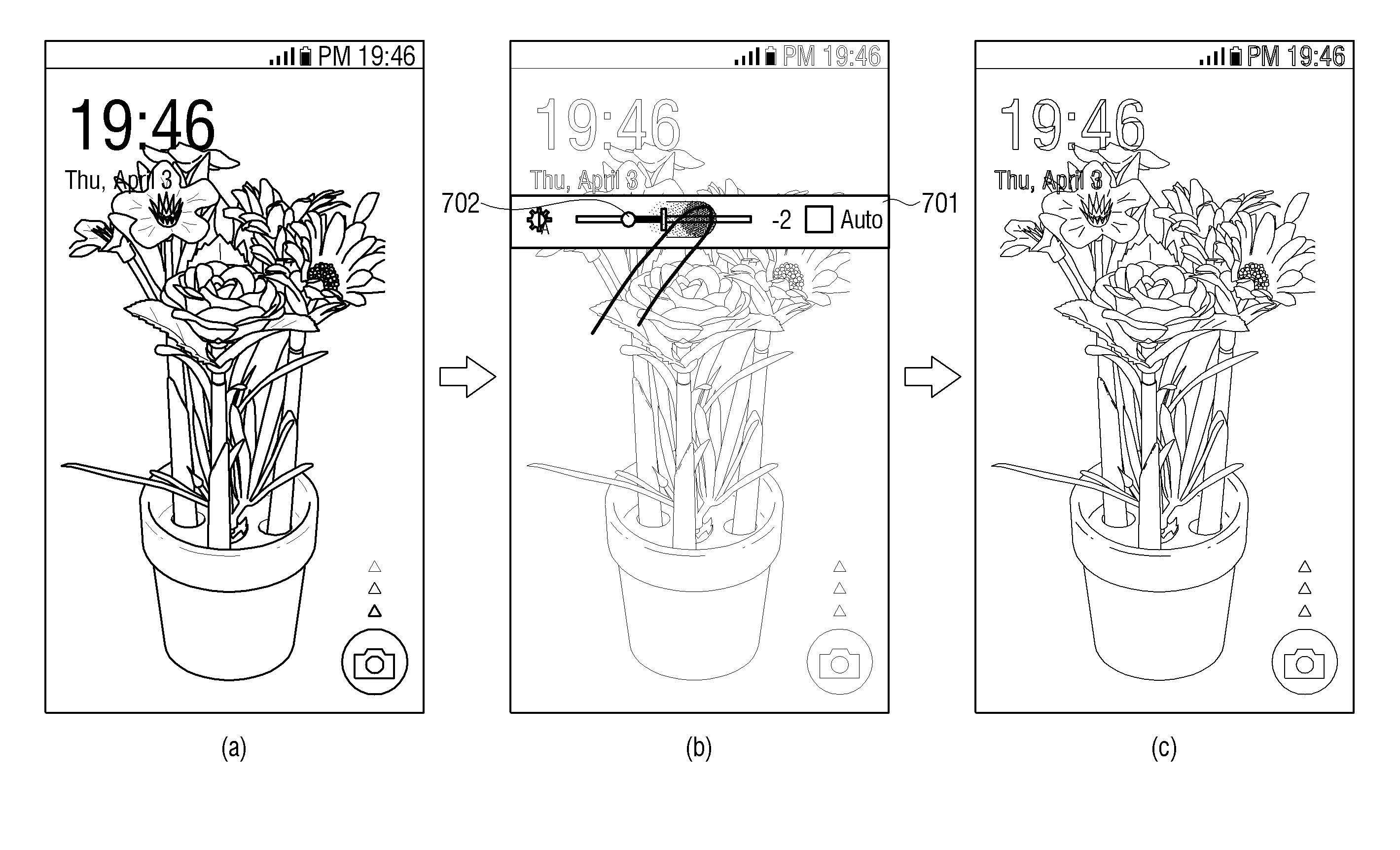 Portable device and method for controlling brightness of the same