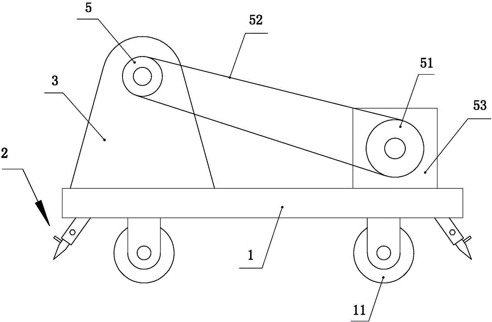 Dyneema rope take-up device