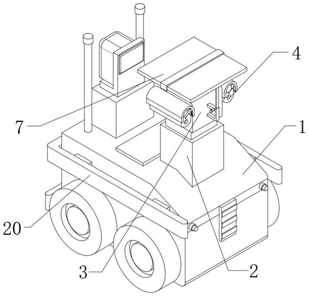 Visual recognition device based on three-dimensional simulation