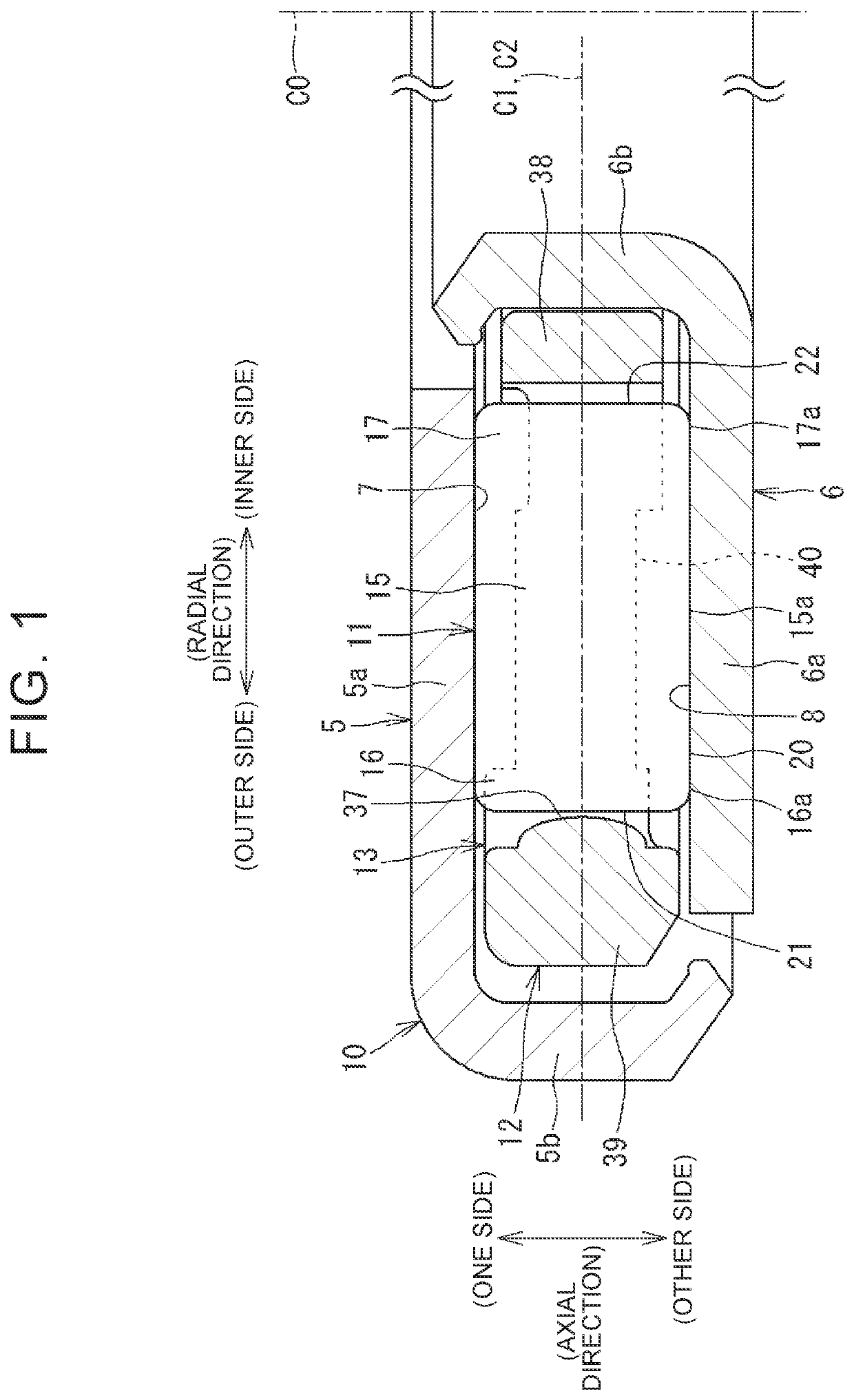 Thrust roller bearing