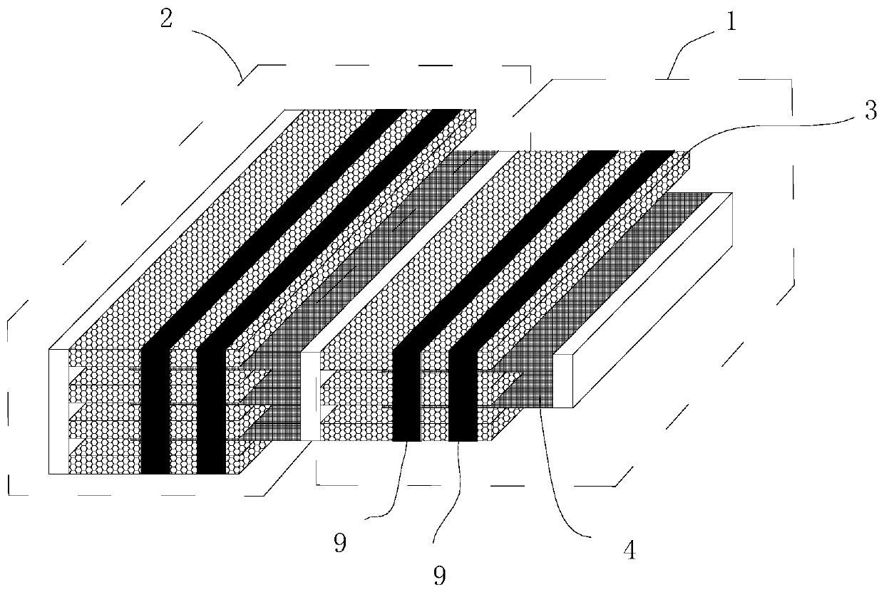 Automobile composite material energy absorption module