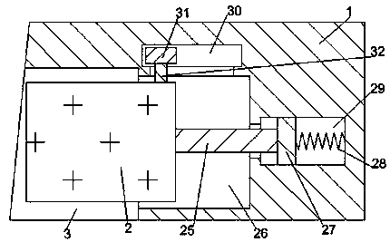 Electric sliding door opening and closing system based on microelectronic technology