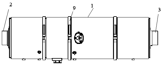 Metal foam catalytic purification silencer of automobile engine